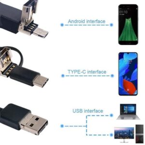 • كاميرا فحص بمنظار للاماكن صعبة الوصول اليها