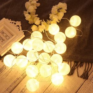 • شريط كرات اضواء الكريسماس