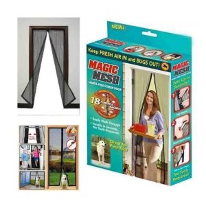 عرض ثلاث قطع ستارة مغناطيسية عازلة للناموس