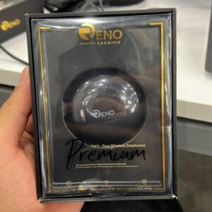 "	سماعة ايربودز من رينو لون اسود"