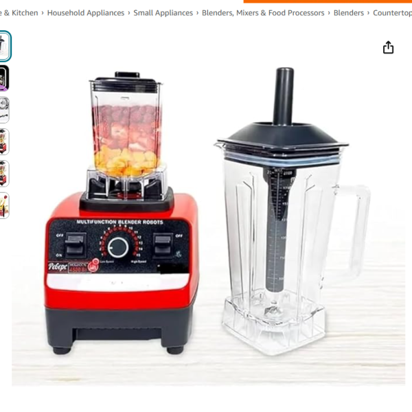 • خلاط Silver Crest + مطحنة 4500 وات