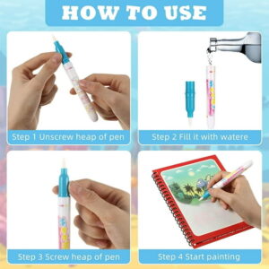 • كتاب تلوين سحرى بالماء