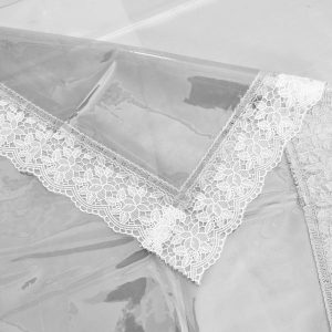 عرض مفرش سيليكون مطرز + كوستر للمنتجات الساخنة هدية