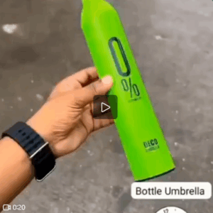 شمسية علي شكل زجاجة