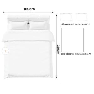 ملايه 3 قطع للاستخدام مره واحده