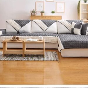 طقم كفر كابتونيه بكنار رمادي