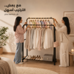 [اسم المنتج] ستاند ملابس بتنظيم متعدد المستويات وليد إضاءة ديكور شمسي طويل 3 متر