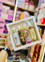 صندوق عطور نسائي فاخر من لطافة - 4 عطور مميزة بروائح متنوعة