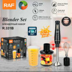 هاند بلندر RAF 4 في 1 بقوة 800 وات | خلط وفرم وخفق وهرس بسهولة