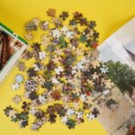 بازل خشب طبيعي 300 قطعة للأطفال من سن 6 سنوات