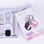 ساعة ذكية HW9 صغير باللون الأسود