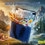 شنطة حفظ الطعام الحرارية بسعة 25 لتر باللون الأسود