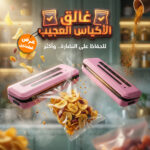 غالق أكياس عجيب - قطعتين لحفظ الطعام والملابس بإحكام | عرض خاص
