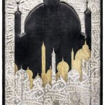 مصلية مبطنة مانعة للانزلاق كبيرة الحجم - راحة للركب والظهر في الصلاة