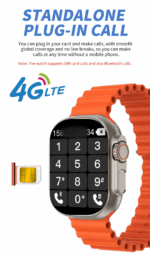 ساعة BW10 PRO 4G ذكية بكاميرا ونظام أندرويد من الخلف