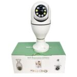 كاميرا مراقبة ذكية بدقة 1080p مع كشاف شمسي 8 لمبات LED مثبتة في سوكت لمبة E27