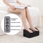 جهاز تدليك للقدمين والساقين منزلي بتصميم مدمج أسود