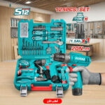 طقم شنيور وعده مكون من 129 قطعة Total