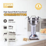 مطحنة كهربائية DENX DX3221 - 200 جرام، 1200 واط، شفرات ستانلس ستيل، ضمان عامين