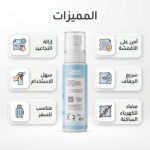 استخدام بخاخ فرد الملابس IRON MU في المنزل أو السفر