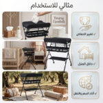استخدام طاولة عناية الأطفال لتغيير الحفاضات في المنزل
