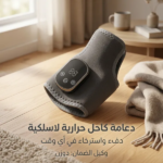 مساج كاحل كهربائي لاسلكي مع حزام ناعم