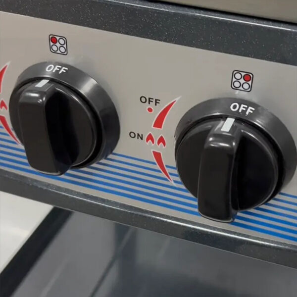 موقد غاز 4 عين  متعدد ألاستخدام بضمان عامين