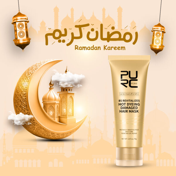 ماسك تنعيم الشعر بالبروتين العضوي والكيراتين