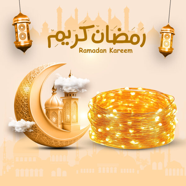 إضاءة الاحتفالات 50 متر سعر الجملة للكمية