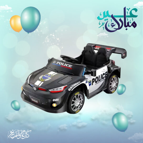 سيارة شرطة الكهربائية للأطفال