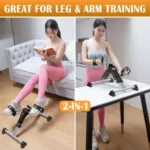 جهاز تمرين منزلي صغير قابل للطي مزود ببدالات وشاشة LCD - Image 4